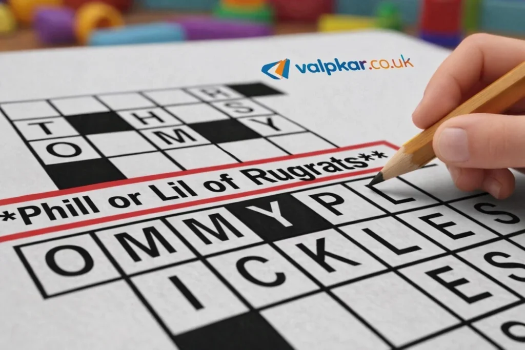 phil or lil of rugrats crossword