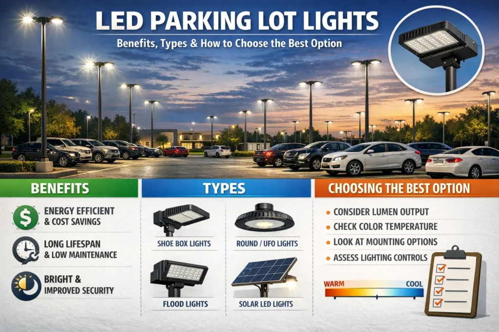 LED Parking Lot Lights